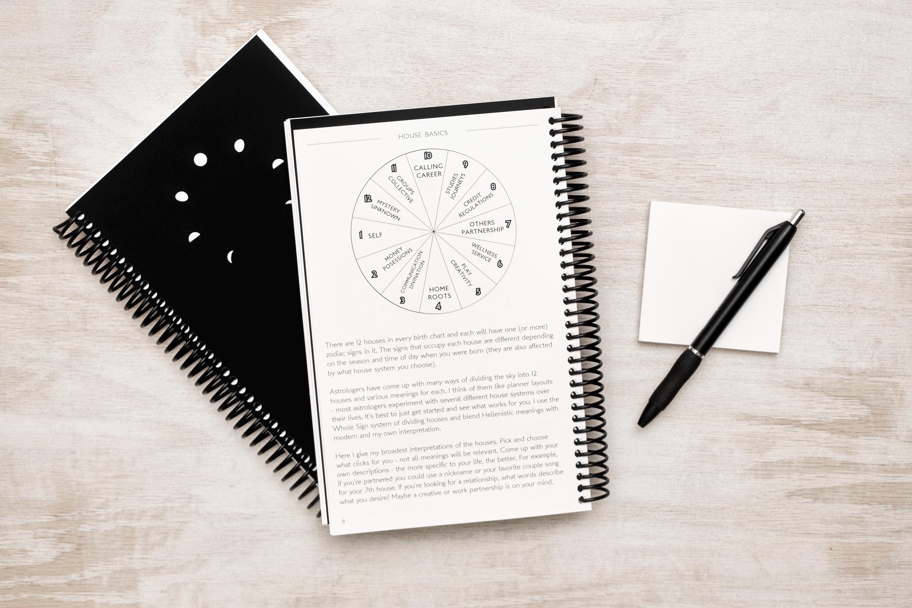 2026 Astrological Planner – Spiral Bound (5.5"x8.5") Daily Moon Phases & Transit Tracker
