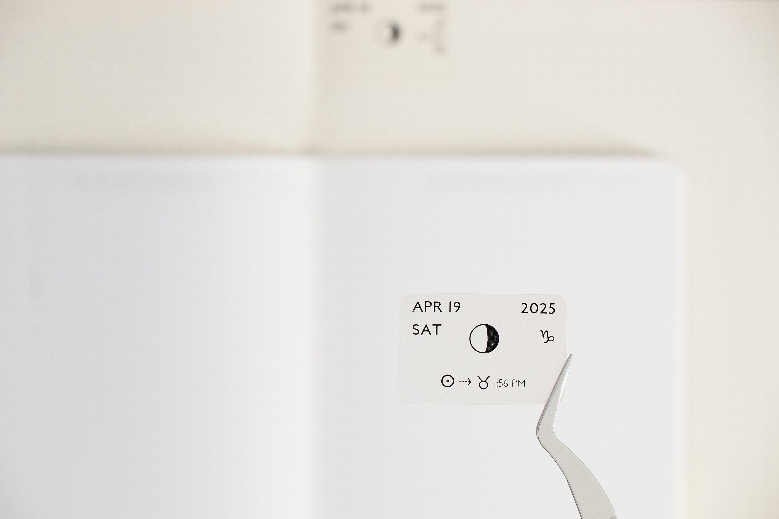 Dated DAILY Astrology Planner Stickers – Central Time Zone (CST/CDT) 1.5" Box Fit & Bujo Journal