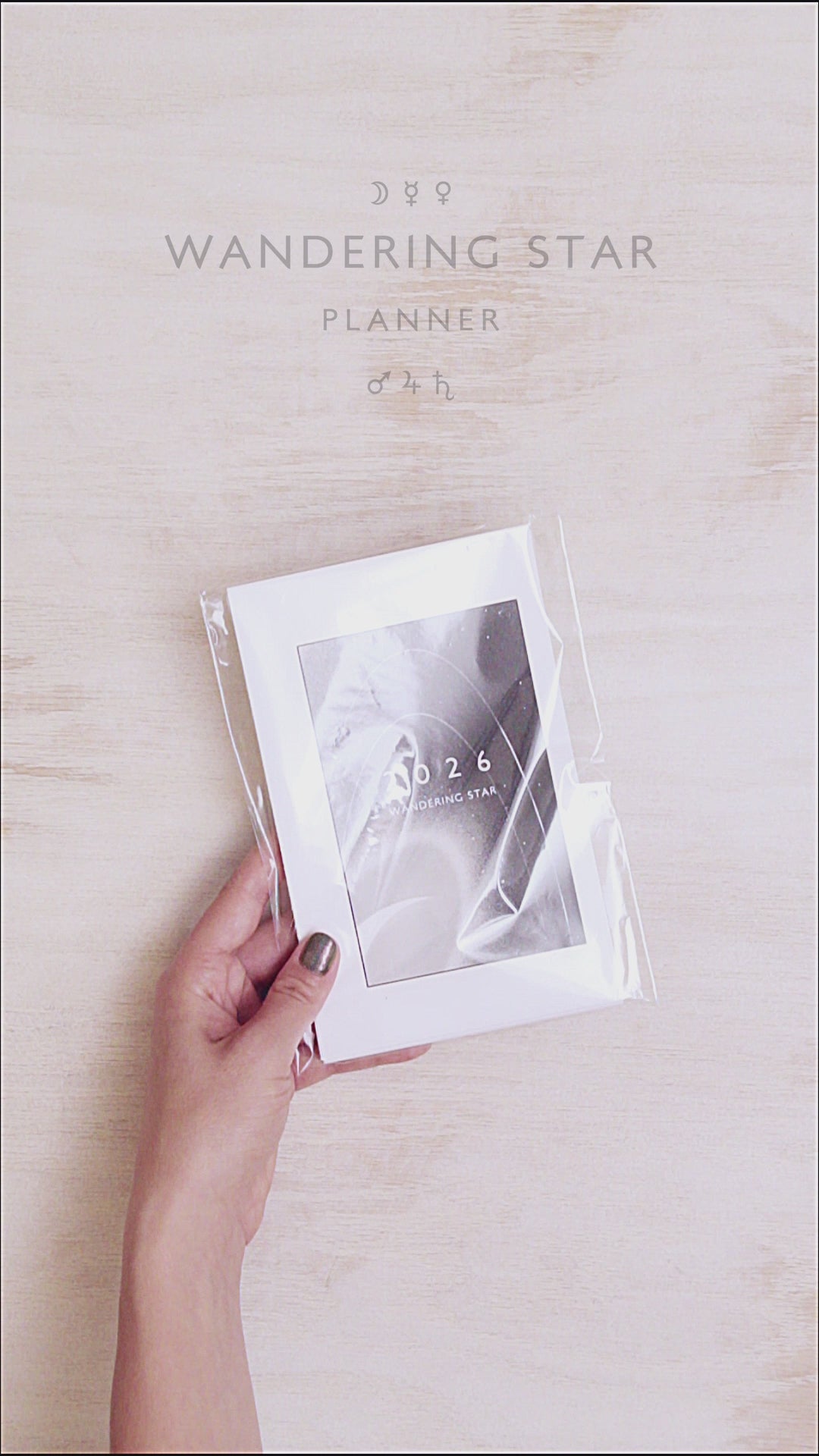 2026 Compact Astrology Planner Inserts – Unpunched Pages (6.75"x4.25") Moon Phase & Transit Tracking